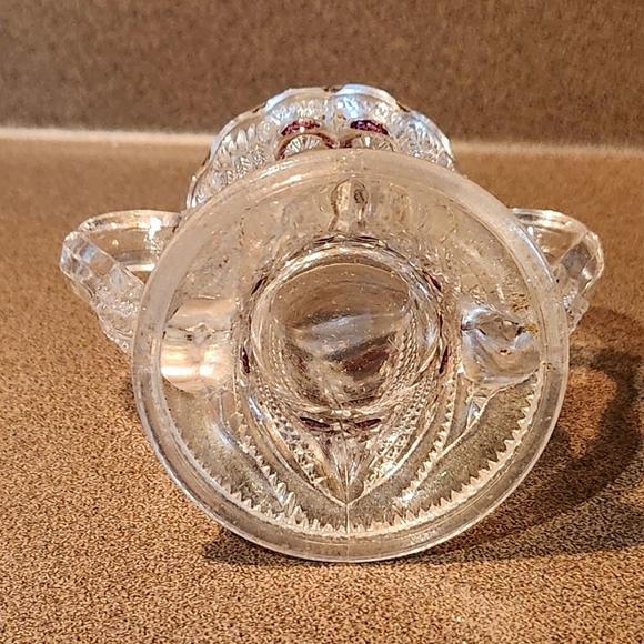 EAPG "Jeweled" Cornucopia Toothpick Holder by US GLASS - Picture 5 of 7
